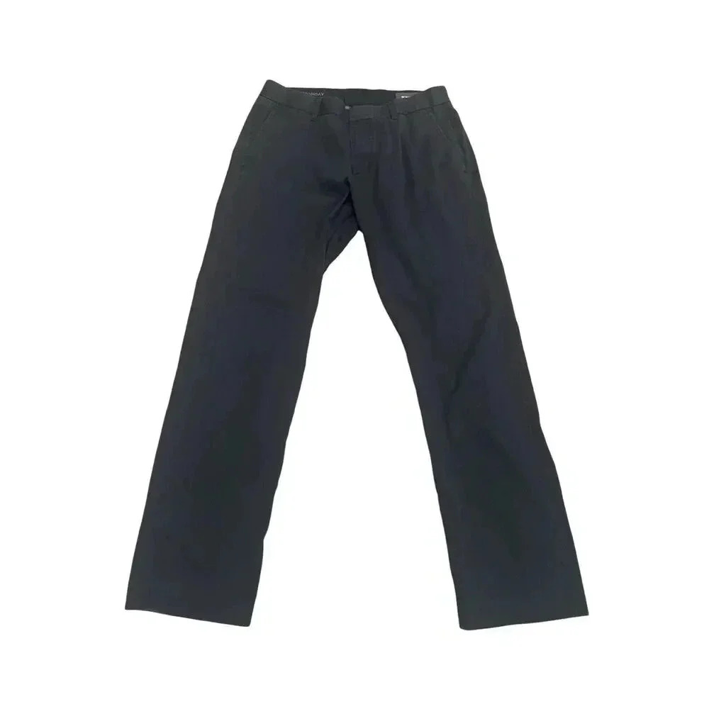 Bonobos Weekday Warrior Slim Fit Navy‎ Blue Dress Pants Mens 30 Monday Chinos